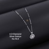 AD Diamond  Designer Silver And Rose Gold Dokiya Wholesale Price In Surat
